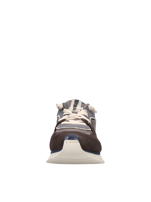 Sneakers in camoscio e pelle ANDIAFORA | RUFFLE NABUKT.MORO